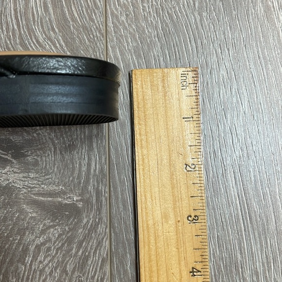 NWOT Rachel Zoe Alani Black Almond Toe Slip On Mule Loafer Silver Toe Accent 8 - Picture 14 of 16